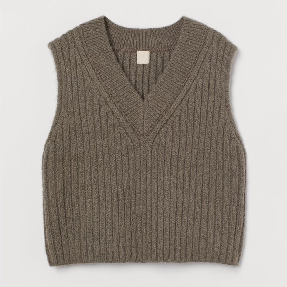 H&M Soft Wool Sweater Vest - S